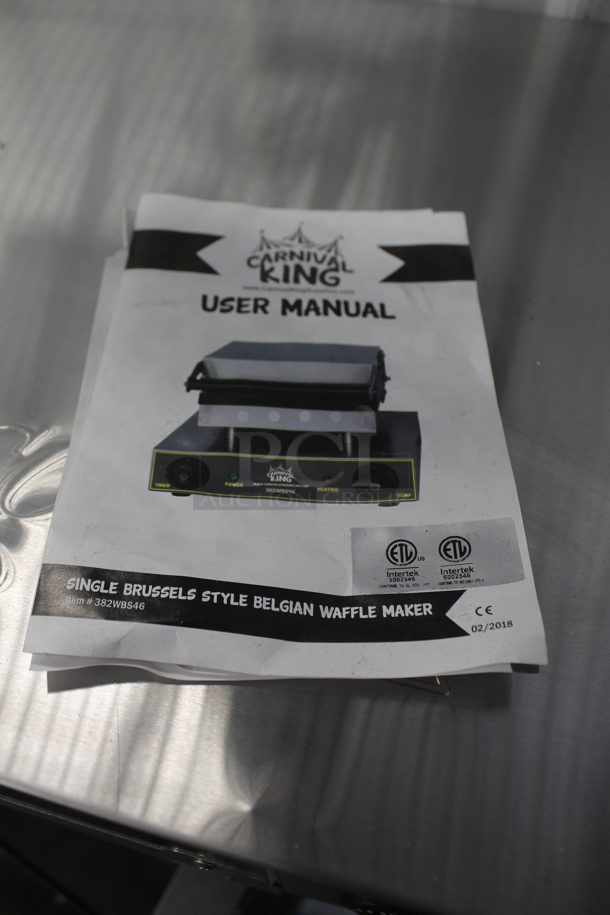 BRAND NEW SCRATCH AND DENT! Avantco 177CPO16TSGL Stainless Steel Countertop Pizza / Snack Oven with Adjustable Thermostatic Control and Glass Door. 120 Volts, 1 Phase. Tested and Working! - Image 4 of 5