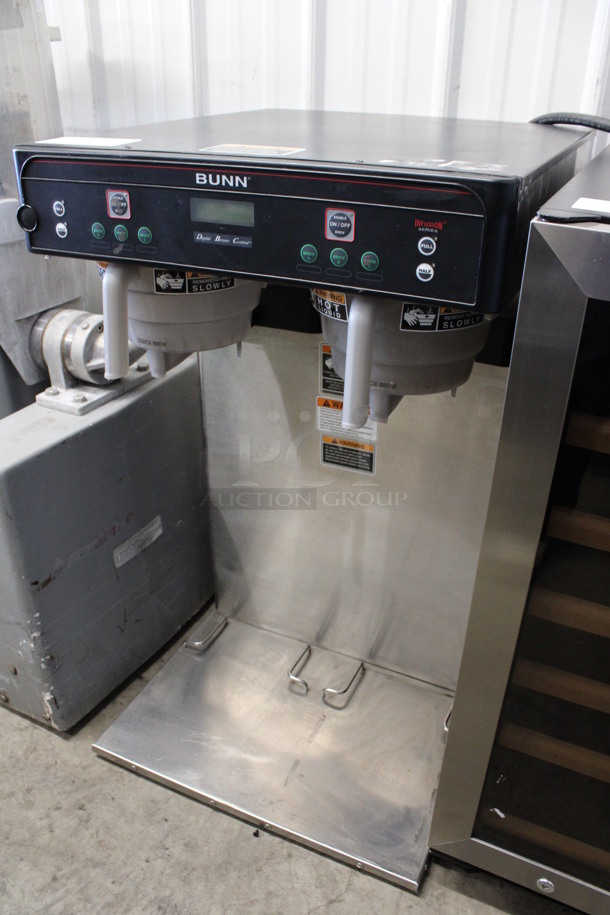 2016 Bunn Model ITCB TWIN HV Stainless Steel Commercial Countertop Dual Coffee Machine w/ 2 Poly Brew Baskets. 120/240 Volts, 1 Phase. 20x23x34.5 - Image 4 of 7