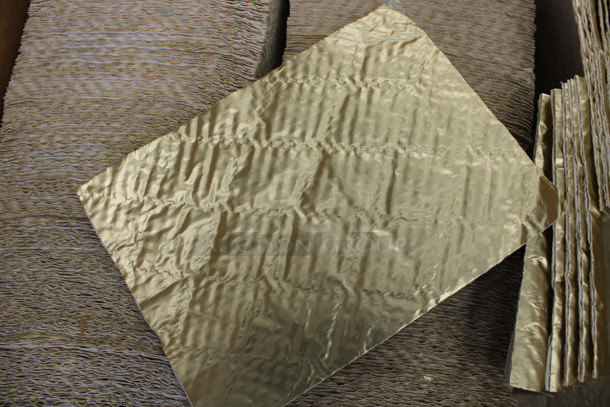 ALL ONE MONEY! Lot of Gold Foil Sheets - Image 2 of 4