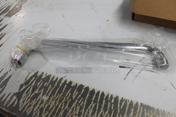 BRAND NEW IN BOX! Krowne 13-81L Stainless Steel Deck Mount Faucet w/ Handles. - Image 5 of 5