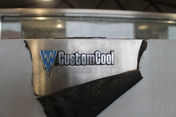 CustomCool BW78 Metal Commercial 2 Door Cooler Merchandiser. 115 Volts, 1 Phase. Does Not Come w/ Remote compressor.  - Image 5 of 10