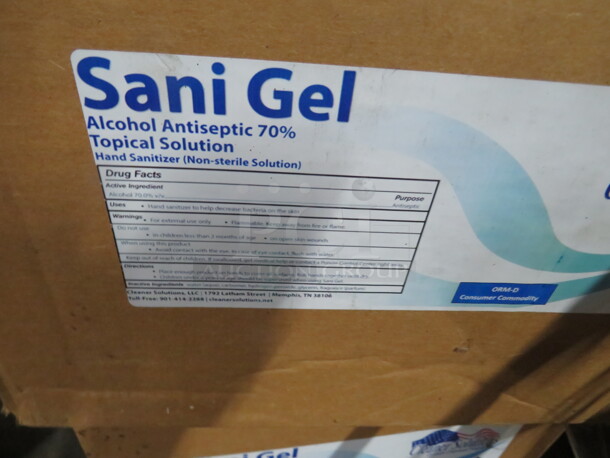 One Case of Sani Gel Sanitizer. 12 Bottles Per Case.