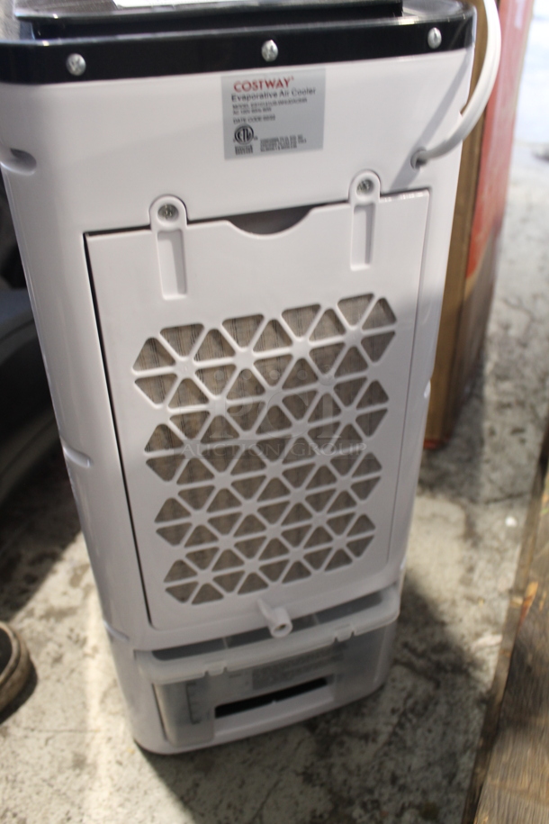 BRAND NEW SCRATCH AND DENT! Costway ES10141US-WH/JDAC64R Floor Style Evaporative Air Cooler. 120 Volts, 1 Phase. Stock Picture - Cosmetic Condition May Vary. Tested and Working! - Image 7 of 8