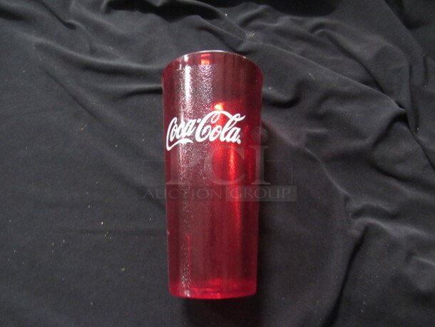 One Lot Of Red Coca Cola Tumblers.