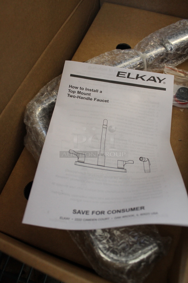 ALL ONE MONEY! Tier Lot of 4 BRAND NEW! Elkay LKD2442BHC Faucets. Stock Picture Used As Gallery Picture - Image 3 of 5