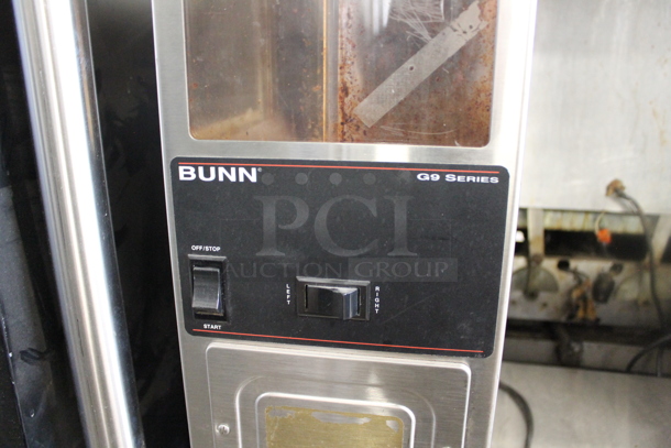Bunn  G9-2 HD Stainless Steel Commercial Countertop Coffee Bean Grinder. 120 Volts, 1 Phase. Tested and Working! - Image 2 of 7