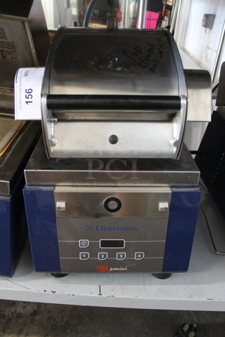 2015 Electrolux HSPPA1 Stainless Steel Commercial Countertop Panini Press. 208 Volts, 1 Phase. 