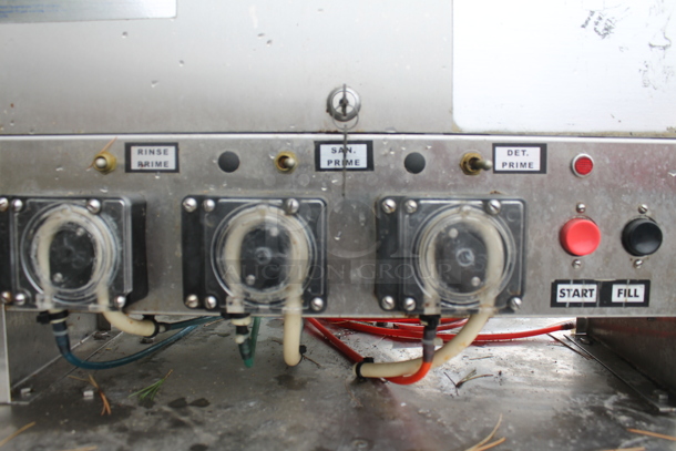 American Dish Service ADS AF-3D-S Stainless Steel Commercial Corner Pass Through Dishwasher. 120 Volts, 1 Phase.  - Image 6 of 8