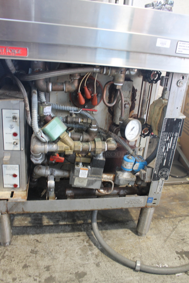 Market Forge M24G200A Stainless Steel Commercial Floor Style Natural Gas Powered Tilting Kettle. 200,000 BTU. - Image 7 of 10