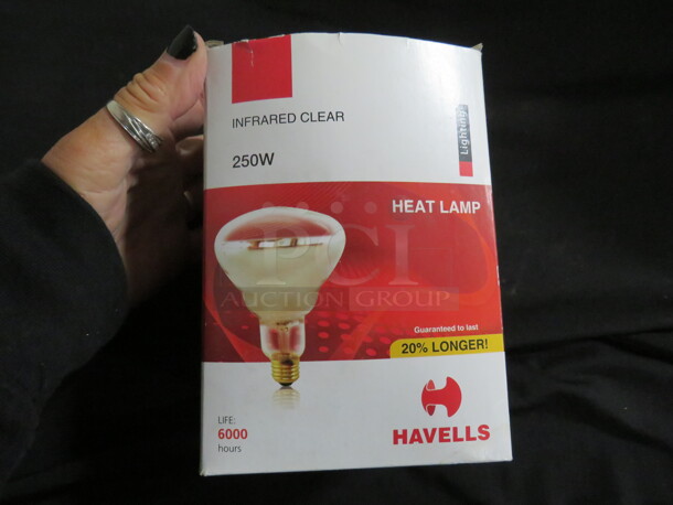 One NEW 250 Watt Heat Bulb.