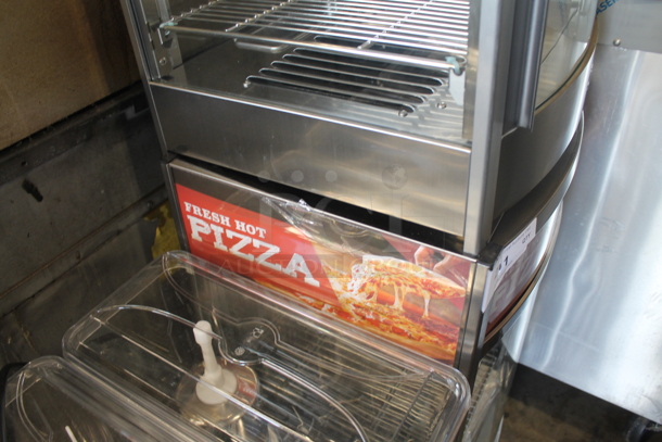 LIKE NEW! ServIt 423PDW12D1S Stainless Steel Commercial Countertop Full-Service Countertop Display Warmer with 4 Shelves. Unit Has Only Been Used a Few Times! Tested and Working! - Image 4 of 9
