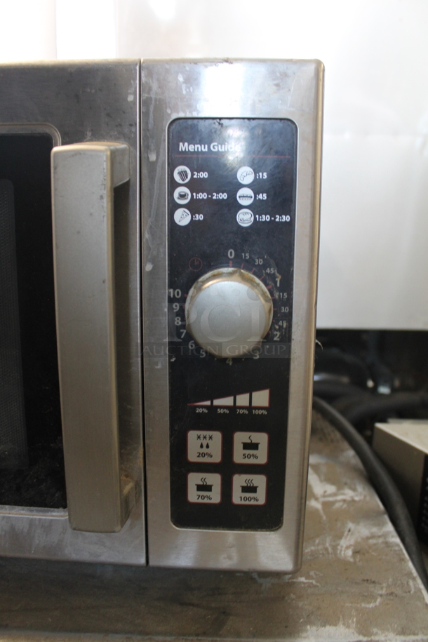 2016 Amana RCS10DSE Stainless Steel Commercial Countertop Microwave Oven. 120 Volts, 1 Phase. - Image 5 of 8
