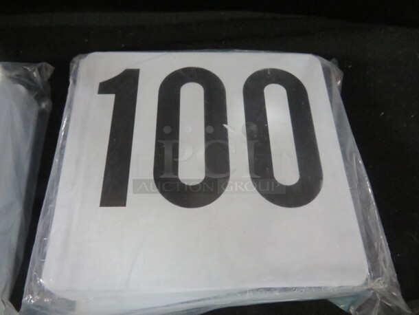 NEW Supera Plastic Table Numbers 1-100. #TN/1-100. 2XBID
