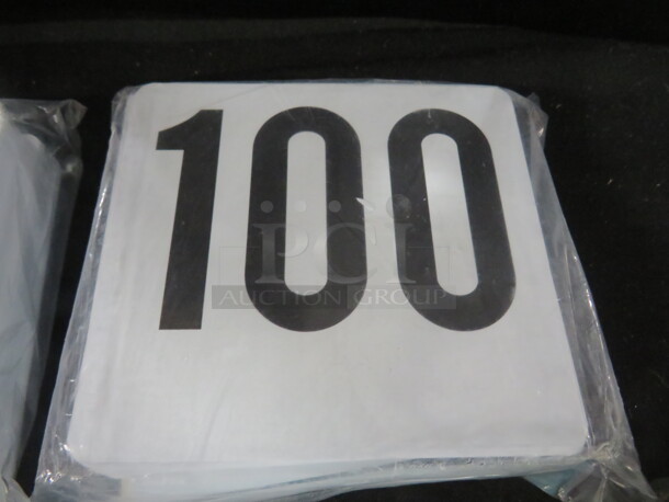 NEW Supera Plastic Table Numbers 1-100. #TN/1-100. 2XBID - Image 1 of 1