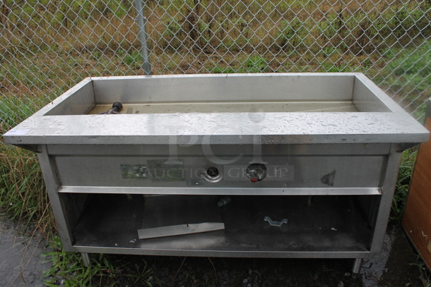 Stainless Steel Commercial Natural Gas Powered Steam Table. 50,000 BTU. - Image 1 of 3