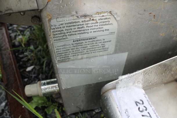 Stainless Steel Commercial Countertop Natural Gas Powered Charbroiler. Missing Grates. - Image 4 of 4
