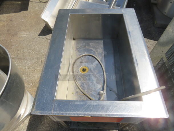 One SS Duke Refrigerated Drop In Cold Well With Drain. Model# ADI-1MD-M. 115 Volt. 24X18X23. $3931.67 - Image 2 of 2