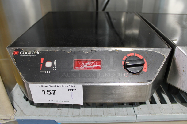 2015 CookTek MC3500 Stainless Steel Commercial Countertop Electric Powered Single Burner Induction Range. 120 Volts, 1 Phase. - Image 1 of 7