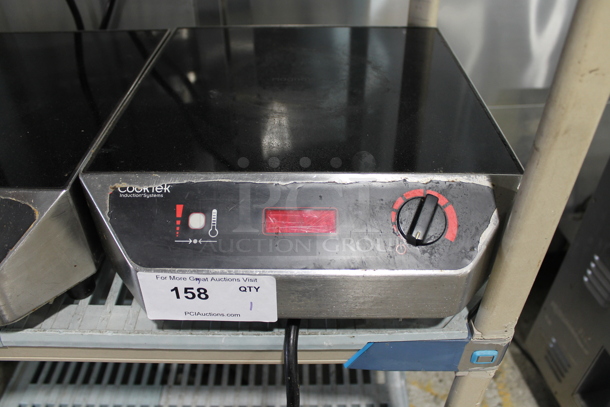 2014 CookTek MC3500 Stainless Steel Commercial Countertop Electric Powered Single Burner Induction Range. 120 Volts, 1 Phase. - Image 1 of 7