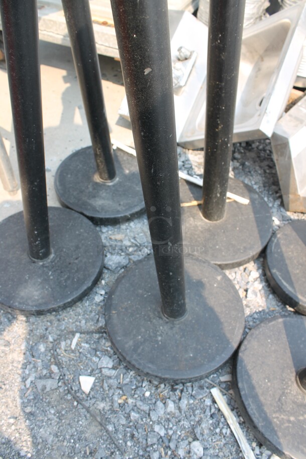 9 Black Stantions. 9 Times Your Bid! Cosmetic Condition May Vary. - Image 6 of 7