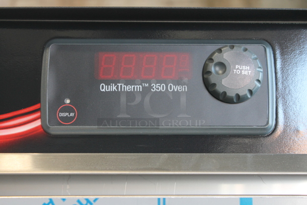 BRAND NEW! CresCor RO151RUA3502083 Quiktherm 350 Stainless Steel Commercial 2 Half Size Door Cook and Hold Cabinet on Commercial Casters. 208 Volts, 3 Phase.  - Image 2 of 7