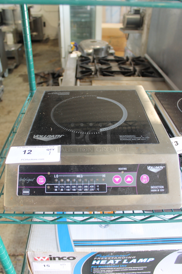 2020 Vollrath 6950020 Stainless Steel Commercial Countertop Electric Powered Single Burner Induction Range. 120 Volts, 1 Phase. - Image 1 of 5