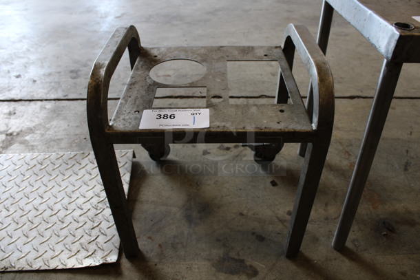 Metal Rack on 2 Casters. 14x12.5x15.5 - Image 1 of 3