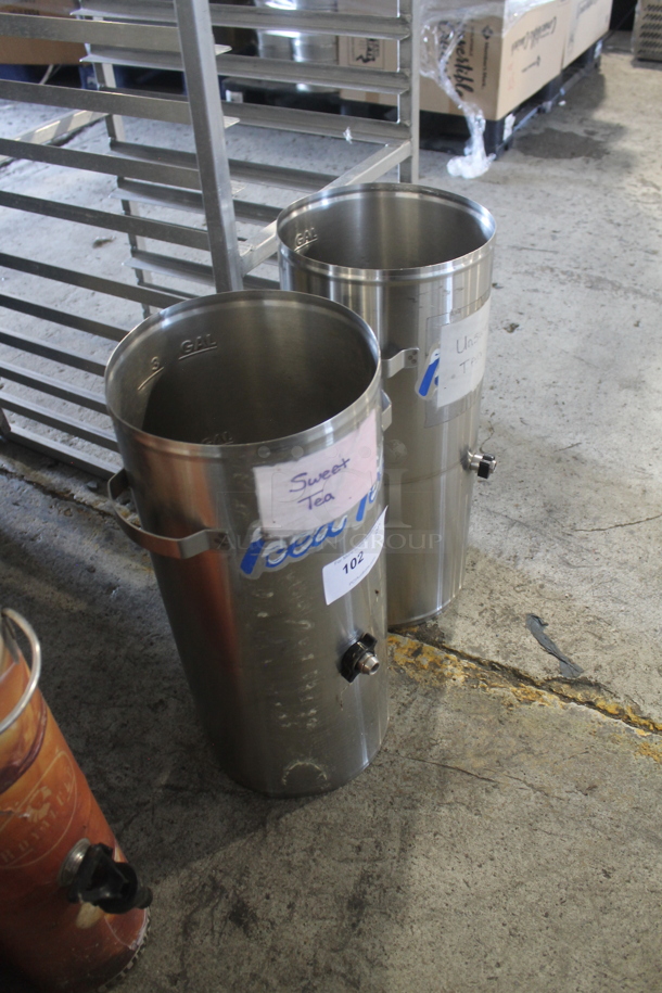 2 Curtis SCTC-3H-02 Stainless Steel Beverage Holder Dispensers. No Lids. 2 Times Your Bid! - Image 2 of 5