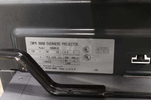2 3M 9080 Overhead Projectors. 2 Times Your Bid! - Image 4 of 4