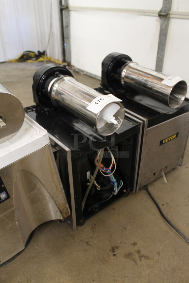 Vevor SC 1 Stainless Steel Commercial Countertop Single Hopper Slushie Machine. Missing Hopper. 110 Volts, 1 Phase. Tested and Working! - Image 2 of 4