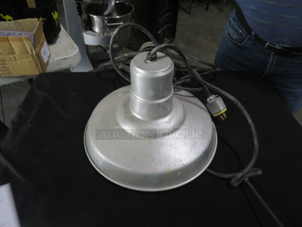 One Pendant 12 Inch  Metal Barn Light. No Cord - Image 1 of 1
