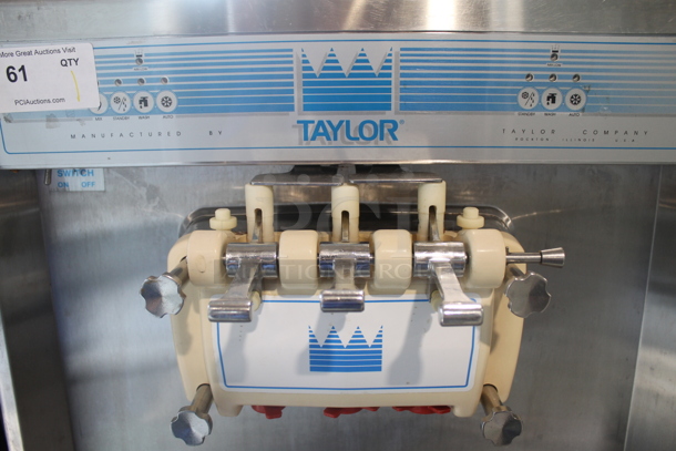Taylor Y754-33 Commercial Stainless Steel Water Cooled Electric 2 Hopper Soft Serve Ice Cream Machine On Commercial Casters. 208-230 V, 3 Phase. - Image 2 of 9