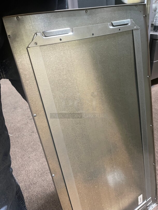 New! Bobrick B-290 1836 24 inch  x 36 inch  Wall-Mounted Mirror with Stainless Steel Welded Frame NSF  - Image 3 of 7