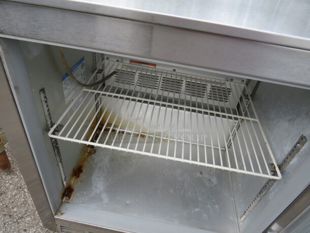 One SS Beverage Air Under Counter 1 Door Cooler With 1 Rack. Model# BKV. 115 Volt. Not Cooling. 27X30X30 - Image 2 of 2