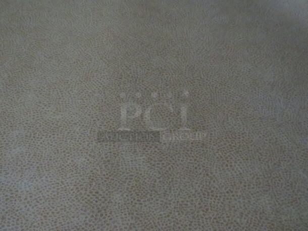One Brown Laminate Table Top On A Pedestal Base. 42X26X30 - Image 2 of 2