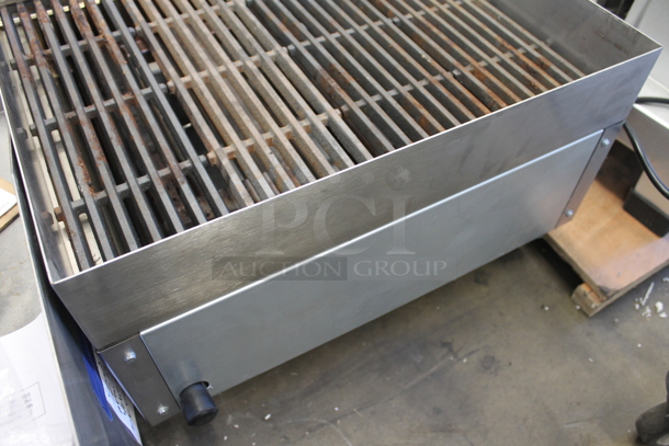 Cooking Performance Group CPG CB-24 Stainless Steel Commercial Countertop Natural Gas Powered Charbroiler Grill. 70,000 BTU. - Image 11 of 11
