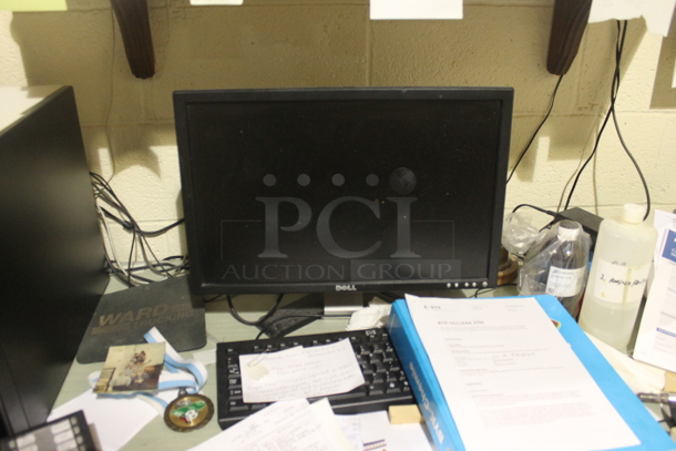 ALL ONE MONEY! Lot of Desk w/ Contents Including Computer, Printer, Phone and Chair. BUYER MUST REMOVE. - Image 2 of 6