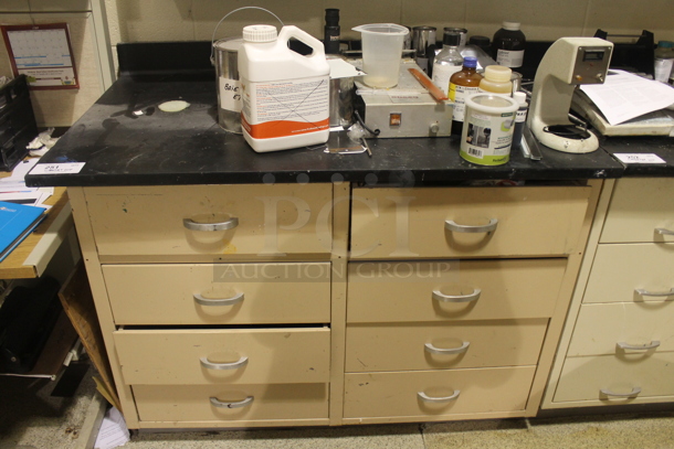 ALL ONE MONEY! Lot of Counter w/ Drawers and Contents. BUYER MUST REMOVE. - Image 1 of 8