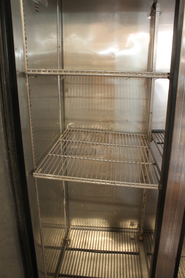 2016 True T-35 Stainless Steel Commercial 2 Door Reach In Cooler w/ Poly Coated Racks. 115 Volts, 1 Phase. Tested and Working! - Image 2 of 6