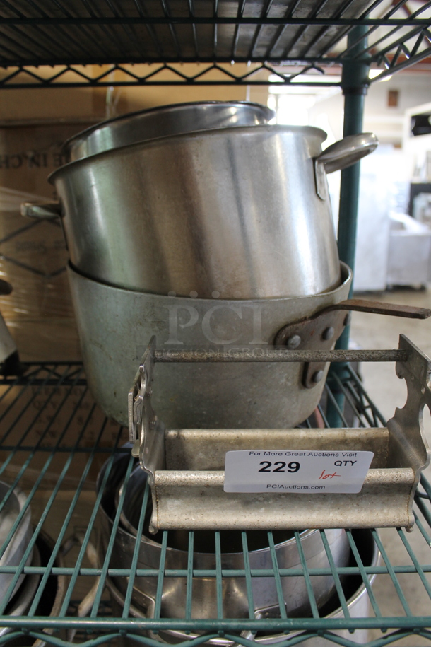 ALL ONE MONEY! Lot of Various Metal Items Including Sauce Pans and Stock Pot - Image 1 of 1