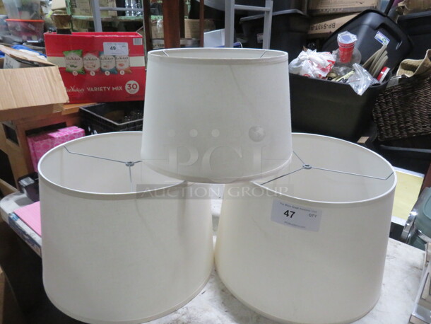 Assorted Size NEW Lamp Shades. 3XBID - Image 1 of 1