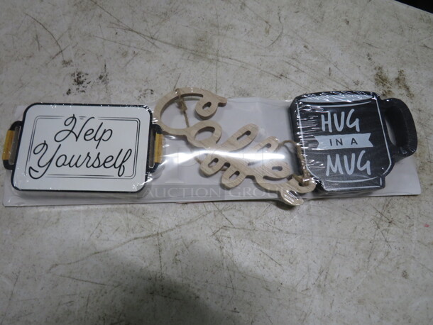 NEW 3 Piece Kitchen Wall Decor. 3XBID - Image 1 of 1