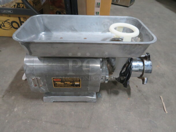 One Tasin Electric Meat Grinder. Model# TS-102AL. 110 Volt. 11X18X12 - Image 2 of 3