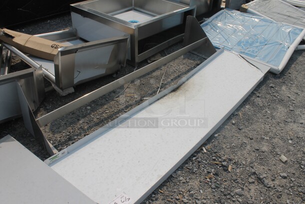 BRAND NEW SCRATCH AND DENT! Regency 600PS1560 Commercial Stainless Steel Wall Mounted Pot Rack.  - Image 2 of 5