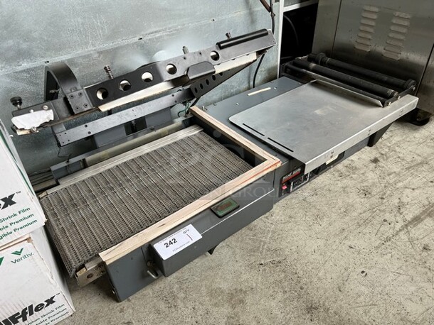 Heat Seal Model HS-1520D Metal Commercial Countertop Heat Sealer w/ 2 Boxes of Tufflex Premium Shrink Film. 115 Volts, 1 Phase. 51x22x12. Tested and Working! - Image 7 of 8