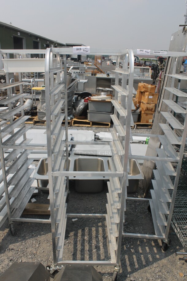 Advance Tabco PR12-5W Commercial Stainless Steel Mobile Sheet Pan Rack On Commercial Casters - Image 1 of 4