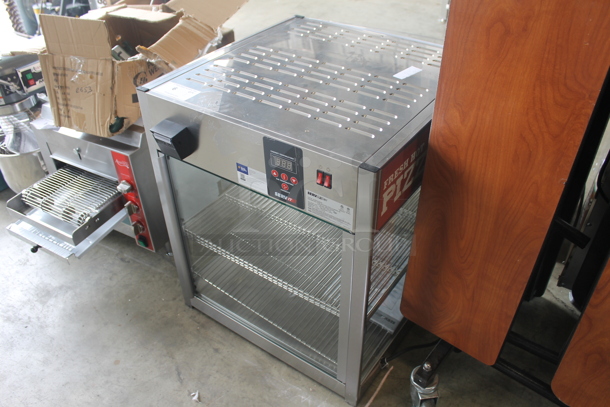 LIKE NEW! ServIt 423PDW18D1S Stainless Steel Commercial Countertop Full-Service Countertop Display Warmer with 4 Shelves. 120 Volt, 1 Phase. Unit Has Only Been Used a Few Times! Tested and Working! - Image 3 of 8