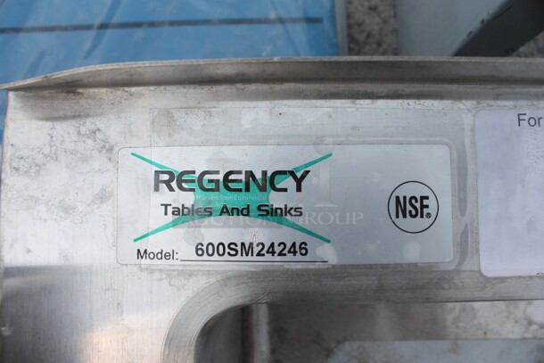 BRAND NEW SCRATCH AND DENT! Regency 600SM24246 Commercial Stainless Steel One Compartment Floor Mop Sink  - Image 4 of 4