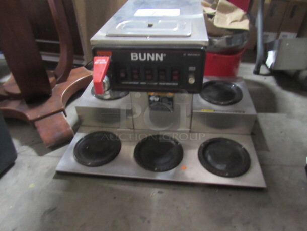 One Bunn Coffee Brewer With 4 Warmers. #13250.0025. 24X18X17. 120/240 Volt. $1506.49.