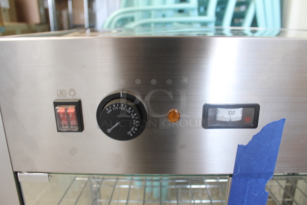 RTR-137L Stainless Steel Commercial Countertop Heated Display Case Merchandiser. 110-120 Volts, 1 Phase. Tested and Working! - Image 5 of 7